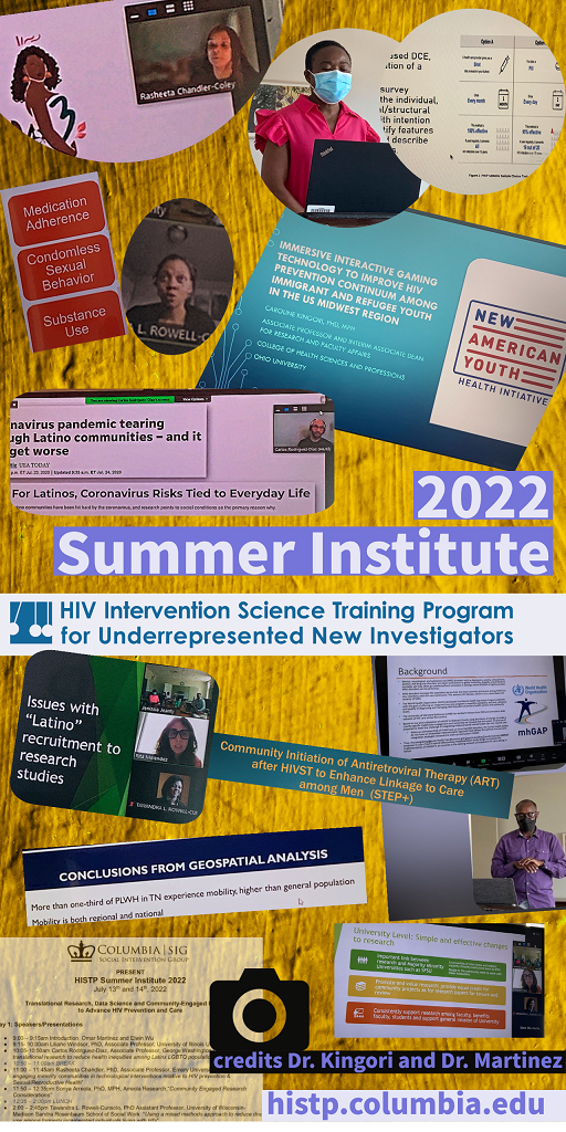 Highlights from the HISTP 2022 Summer Institute Social